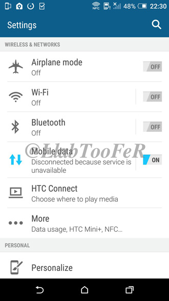 HTC One M8 - Android 6.0 Sense 7