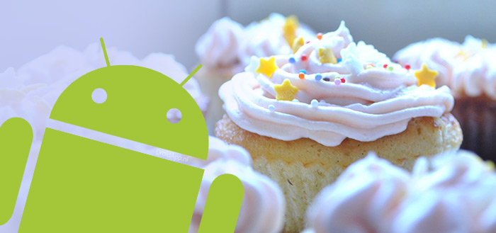 Android Cupcake header