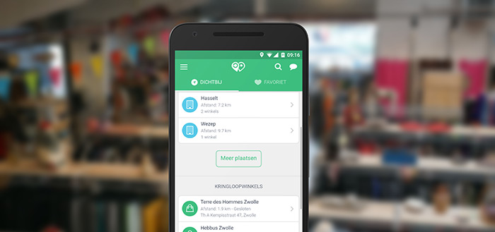 Kringloop App: alle kringloopwinkels binnen handbereik