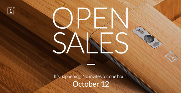 Open Sales OnePlus 2