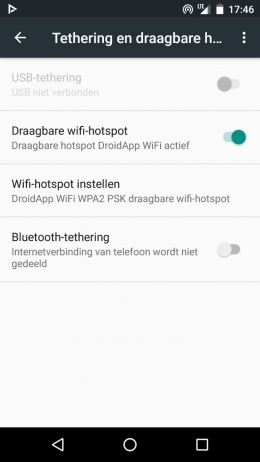 Android WiFi hotspot