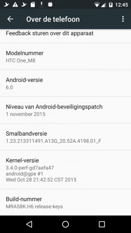 HTC One M8 GPE - Android 6.0 Marhsmallow