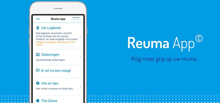 Reuma App geeft je meer grip op reuma