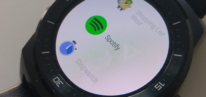 Spotify Android Wear header