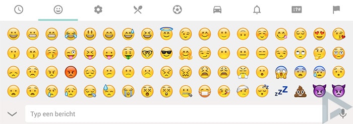 WhatsApp Web emojis