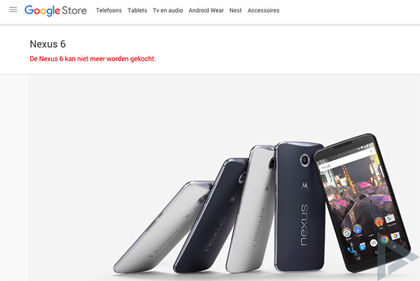 Nexus 6 Google Store