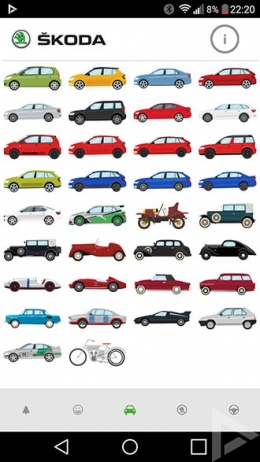 Skoda emoji app Skodajis