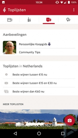 Vivino wijn app