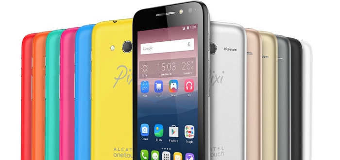 Alcatel OneTouch lanceert stralende Pixi 4-familie met smartphones, phablet en tablet