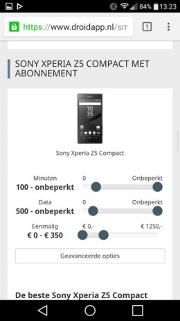 telefoon abonnement vergelijken