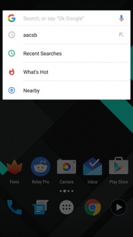 Google Now zoek suggesties