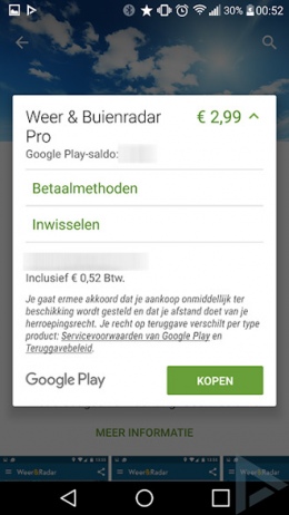 promocode inwisselen play store