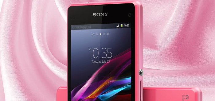 Sony kondigt morgen ‘roze’ Xperia-smartphone aan