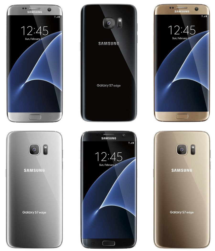 Samsung Galaxy en S7 Edge in alle kleuren te zien op nieuwe foto's