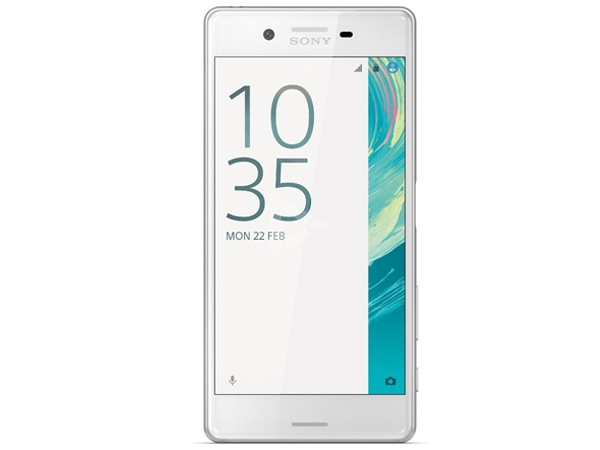 Sony Xperia X voorkant