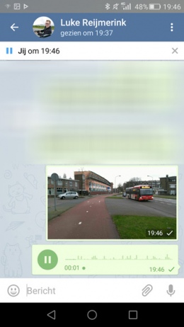 Telegram gebruikers