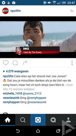 instagram video weergaven