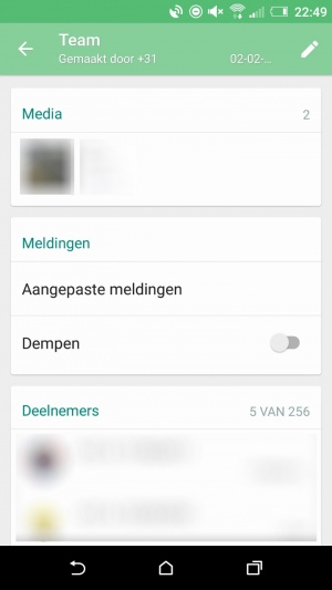 WhatsApp grotere groepen maken