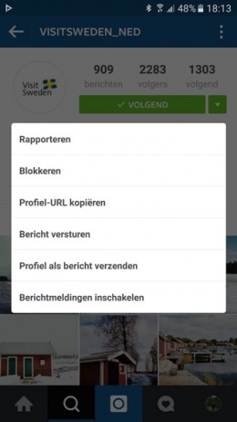 Instagram berichtmeldingen