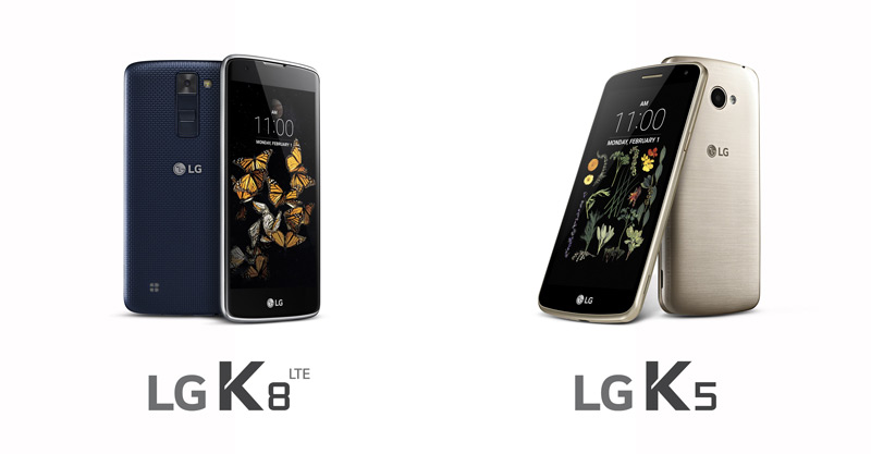 LG K5 K8