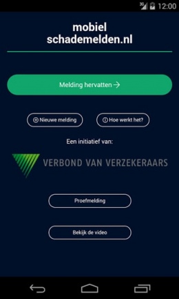 MobielSchadeMelden app