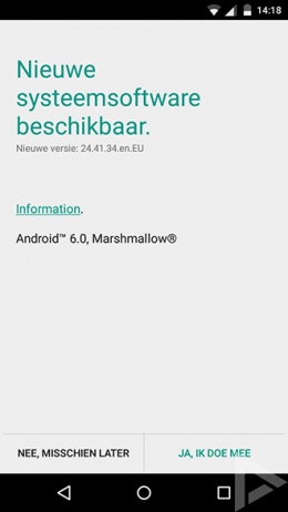 Motorola Moto G (2e generatie) Marshmallow