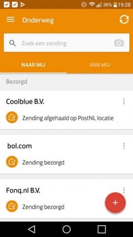 PostNL app 3.11