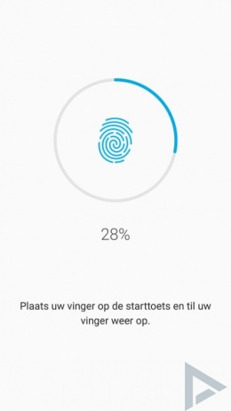 Samsung Galaxy S7 vingerafdruk