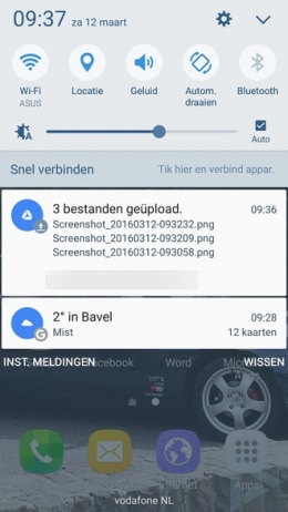 Samsung Galaxy S7 notificatie