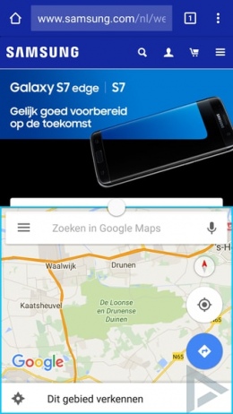 Samsung Galaxy S7 Multi window