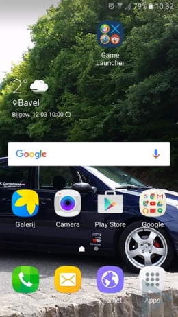 Samsung Galaxy S7 homescreen