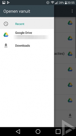 WhatsApp Google Drive documenten