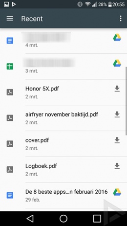 WhatsApp Google Drive documenten