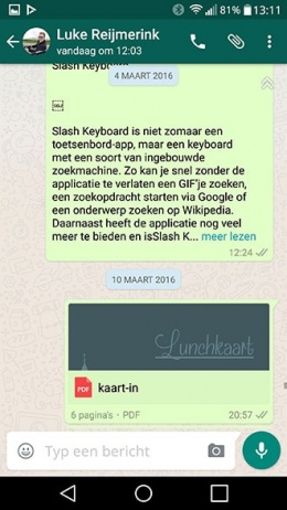 WhatsApp achtergrond