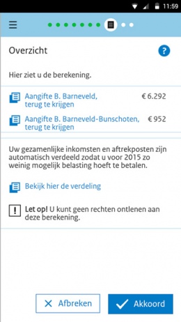 Aangifte 2015 app