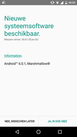 Android 6.0.1 Marshmallow Moto-G