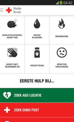 EHBO Rode Kruis app