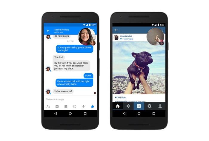 Facebook Messenger: Dropbox-integratie en Chat Heads voor video