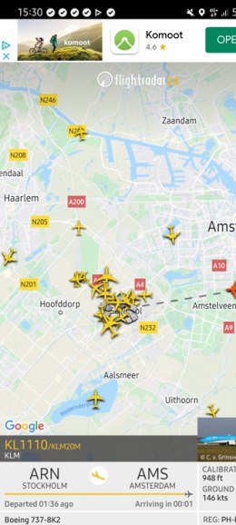 Flightradar24 app