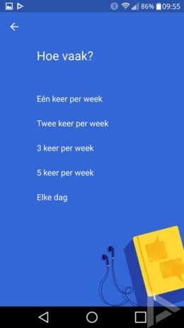 Google Agenda doelen