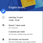 Google Agenda doelen