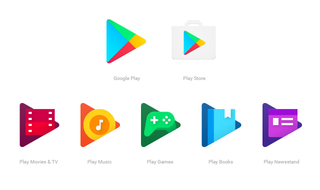 Google Play icoontjes