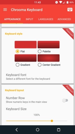 Chrooma Keyboard