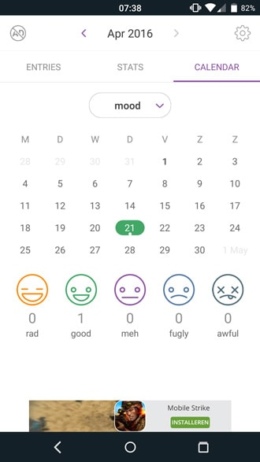 Diary Mood Tracker