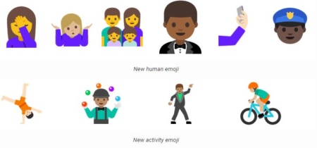 Android N Developer Preview 2 Emoji