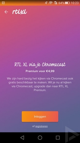 RTL XL Chromecast premium