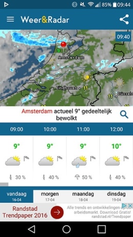 wetterapp weer buienradar