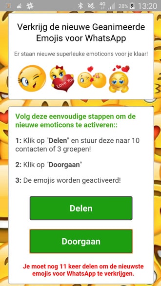WhatsApp emoji scam