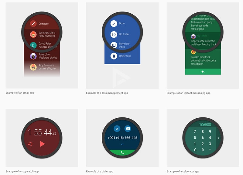 Android Wear Material Design