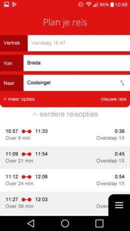 Arriva app planner